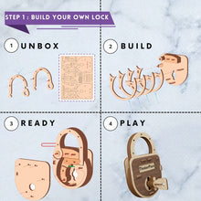 Load image into Gallery viewer, DIY Mechanical Lock- Learn Lock & Key Mechanism