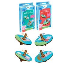 Load image into Gallery viewer, Peppa's DIY Spinning Tops (2 Packs Combo) - Learn Balance & Motion