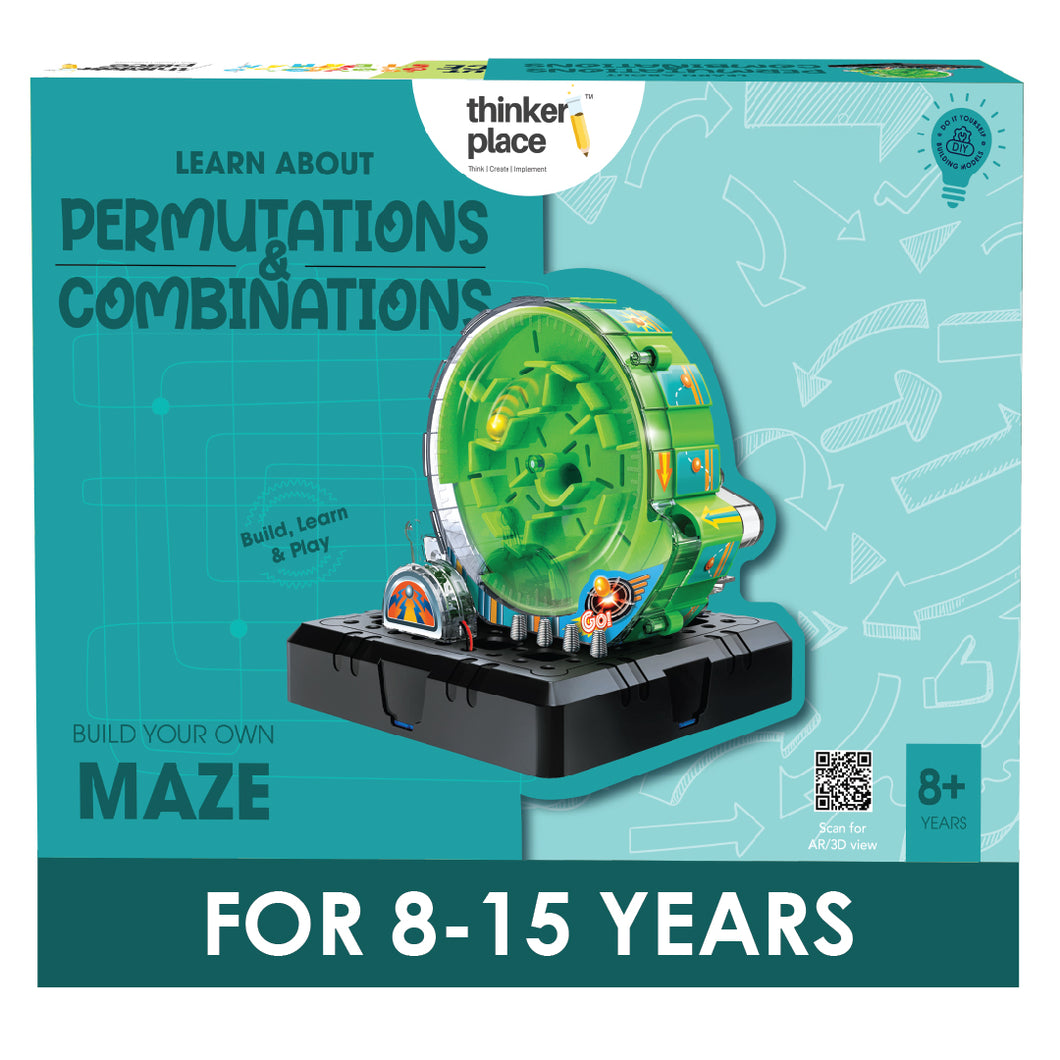 DIY Spiral Running Maze - Learn about Permutations & Combinations