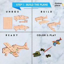 Load image into Gallery viewer, DIY Fighter Plane- Learn about Planes
