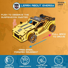 Load image into Gallery viewer, Transformers Bumblebee DIY Car- Learn about Energy
